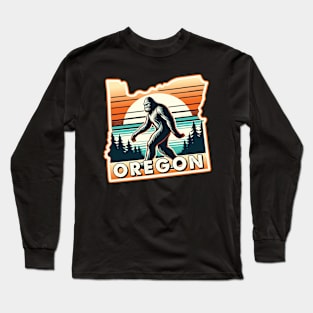 Bigfoot Believer Oregon Sasquatch Project Long Sleeve T-Shirt